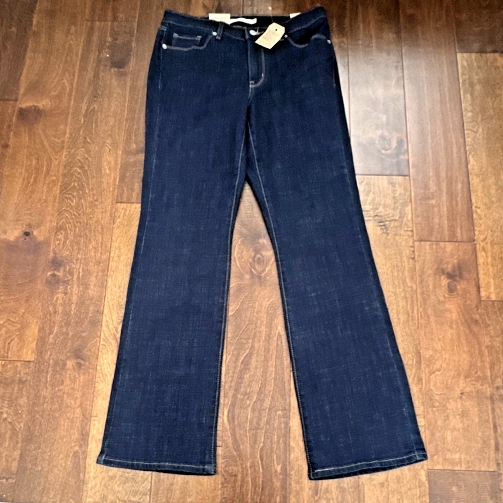 Levi's Women's Bootcut Jeans Water Less Dark Blue Medium Wash Stretch Size 8